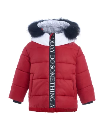 Красная зимняя куртка Gulliver(21934BBC4106)
