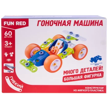 Fun Red Конструктор гибкий Гоночная машина(FRCF010)