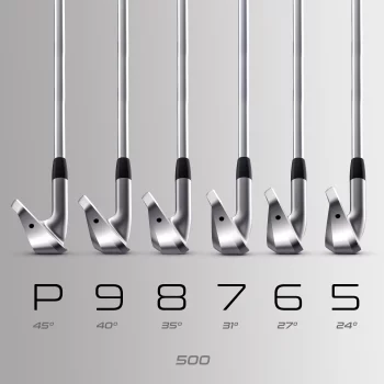 Set of Golf Irons 500 Right Handed Size 1 & High Speed - from 5 to PW By INESIS | Decathlon