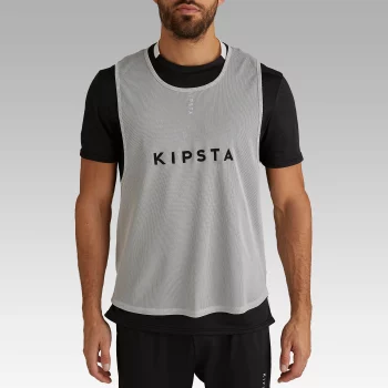 Adult Football Bibs - Grey - ONE SIZE FITS ALL By KIPSTA | Decathlon