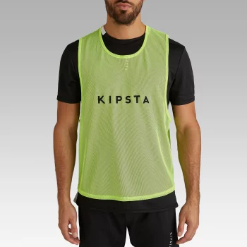 Adult Football Bibs - Neon Yellow - ONE SIZE FITS ALL By KIPSTA | Decathlon