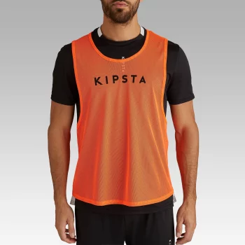 Adult Football Bibs - Neon Orange - ONE SIZE FITS ALL By KIPSTA | Decathlon
