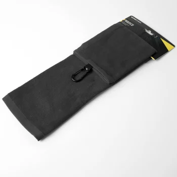 Tri-Fold Golf Towel - Black - No Size By INESIS | Decathlon