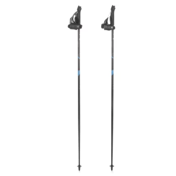 Nordic walking poles PW P100 black / blue - 125cm By NEWFEEL | Decathlon